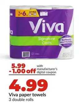 Hy-Vee Viva paper towels offer