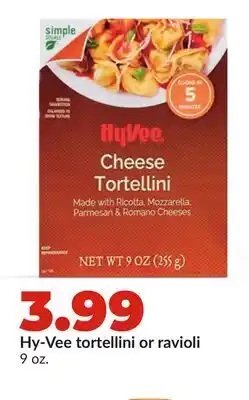 Hy-Vee Hy-Vee tortellini or ravioli offer