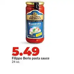 Hy-Vee Filippo Berio pasta sauce offer
