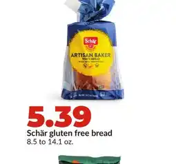 Hy-Vee Schär gluten free bread offer