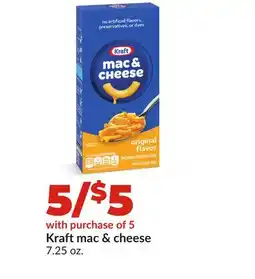 Hy-Vee Kraft mac & cheese offer