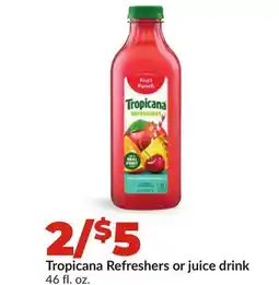 Hy-Vee Tropicana Refreshers or juice drink offer