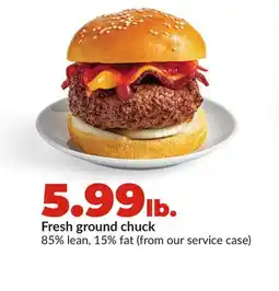 Hy-Vee Fresh ground chuck offer
