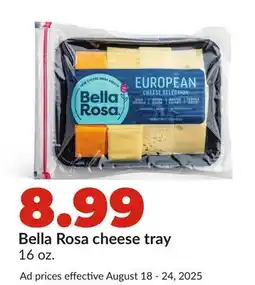 Hy-Vee Bella Rosa cheese tray offer