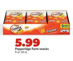 Hy-Vee Pepperidge Farm snacks offer