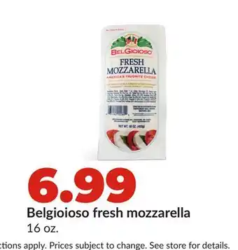 Hy-Vee Belgioioso fresh mozzarella offer