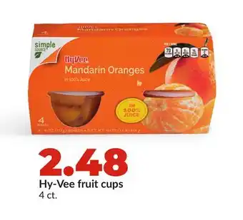 Hy-Vee Hy-Vee fruit cups offer