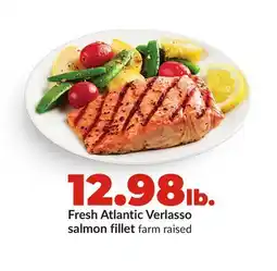 Hy-Vee Fresh Atlantic Verlasso salmon fillet offer