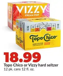 Hy-Vee Topo Chico or Vizzy hard seltzer offer