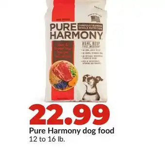 Hy-Vee Pure Harmony dog food offer