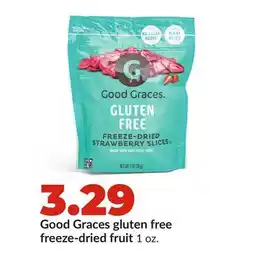 Hy-Vee Good Graces gluten free freeze-dried fruit offer