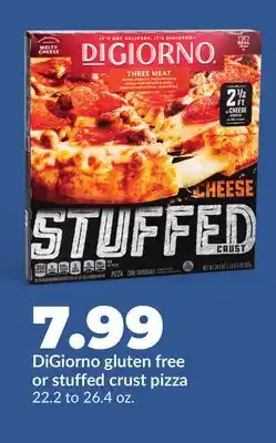 Hy-Vee DiGiorno gluten free or stuffed crust pizza offer