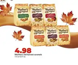 Hy-Vee Werther's fall harvest caramels offer