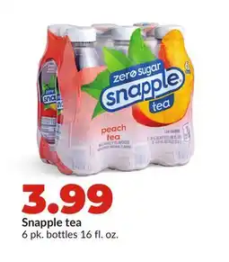 Hy-Vee Snapple tea offer