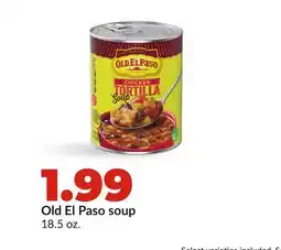 Hy-Vee Old El Paso soup offer