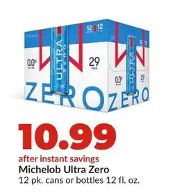 Hy-Vee Michelob Ultra Zero offer
