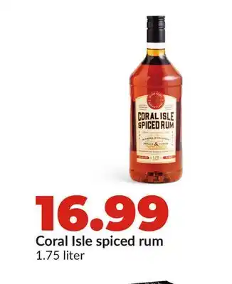 Hy-Vee Coral Isle spiced rum offer