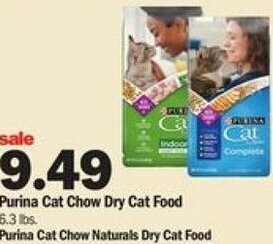 Meijer Purina Cat Chow Dry Cat Food, Purina Cat Chow Naturals Dry Cat Food offer
