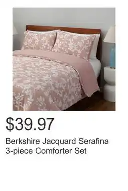 Costco Berkshire Jacquard Serafina 3-piece Comforter Set offer