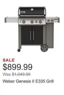 Costco Weber Genesis II E335 Grill offer