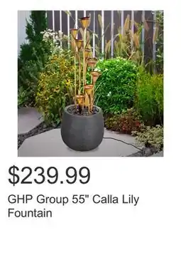 Costco GHP Group 55 Calla Lily Fountain offer
