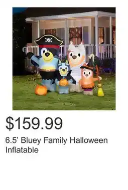 Costco 6.5' Bluey Family Halloween Inflatable offer