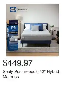 Costco Sealy Posturepedic 12 Hybrid Mattress offer