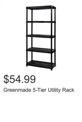 Costco Greenmade 5-Tier Utility Rack offer