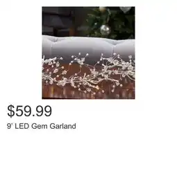 Costco 9' LED Gem Garland offer