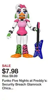 Game Stop Funko Five Nights at Freddy's: Security Breach Glamrock Chica 5.5-in Action Figure offer