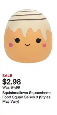 Game Stop Squishmallows Squooshems Food Squad Series 3 (Styles May Vary) offer