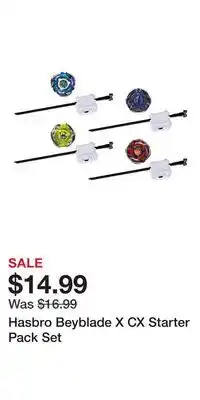 Game Stop Hasbro Beyblade X CX Starter Pack Set offer