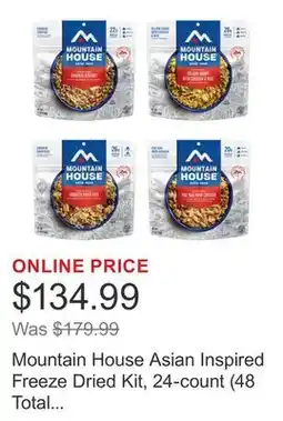 Costco Mountain House Asian Inspired Freeze Dried Kit, 24-count (48 Total Servings offer