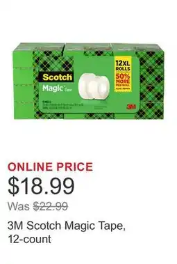 Costco 3M Scotch Magic Tape, 12-count offer