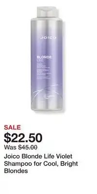 Ulta Beauty Joico Blonde Life Violet Shampoo for Cool, Bright Blondes offer