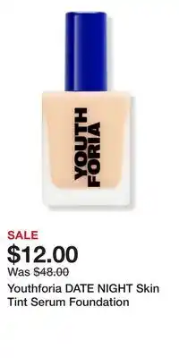 Ulta Beauty Youthforia DATE NIGHT Skin Tint Serum Foundation offer