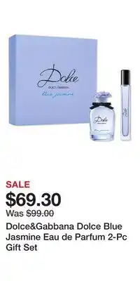 Ulta Beauty Dolce&Gabbana Dolce Blue Jasmine Eau de Parfum 2-Pc Gift Set offer
