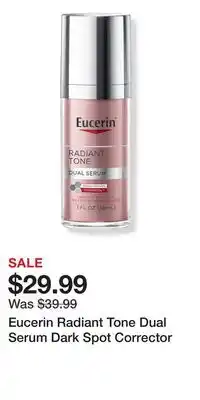 Ulta Beauty Eucerin Radiant Tone Dual Serum Dark Spot Corrector offer