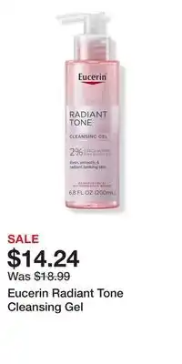 Ulta Beauty Eucerin Radiant Tone Cleansing Gel offer