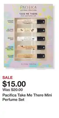 Ulta Beauty Pacifica Take Me There Mini Perfume Set offer