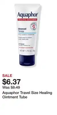 Ulta Beauty Aquaphor Travel Size Healing Ointment Tube offer