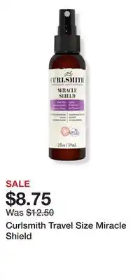 Ulta Beauty Curlsmith Travel Size Miracle Shield offer