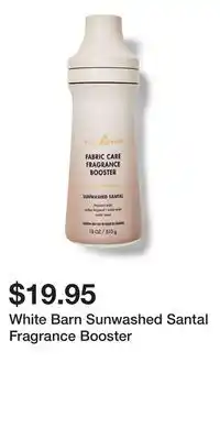 Bath & Body Works White Barn Sunwashed Santal Fragrance Booster offer
