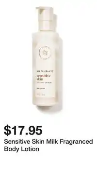 Bath & Body Works Sensitive Skin Milk Fragranced Body Lotion offer
