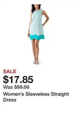 Belk Women's Sleeveless Straight Dress offer