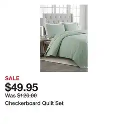 Belk Checkerboard Quilt Set offer