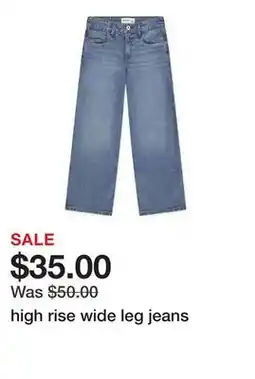 Belk high rise wide leg jeans offer