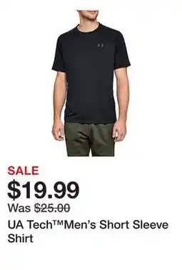 Belk UA Tech Men's Short Sleeve Shirt offer