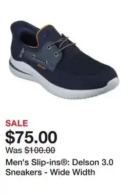 Belk Men's Slip-ins : Delson 3.0 Sneakers - Wide Width offer