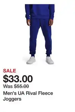 Belk Men's UA Rival Fleece Joggers offer